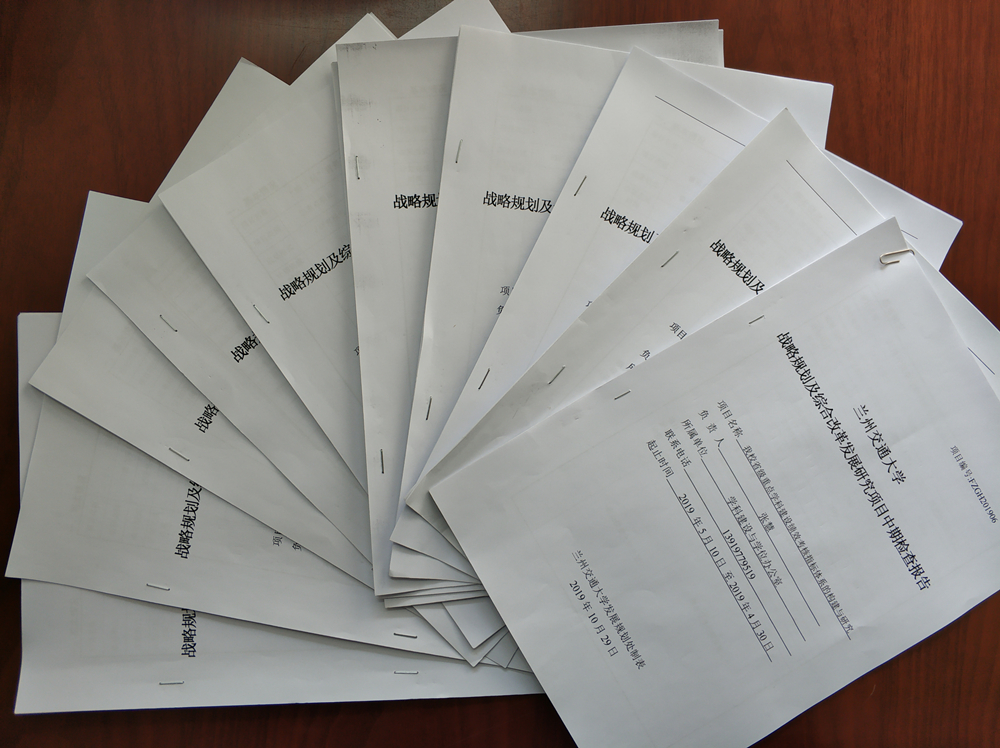 2019年学校战略规划及综合改革发展研究项目中期检查工作顺利完成