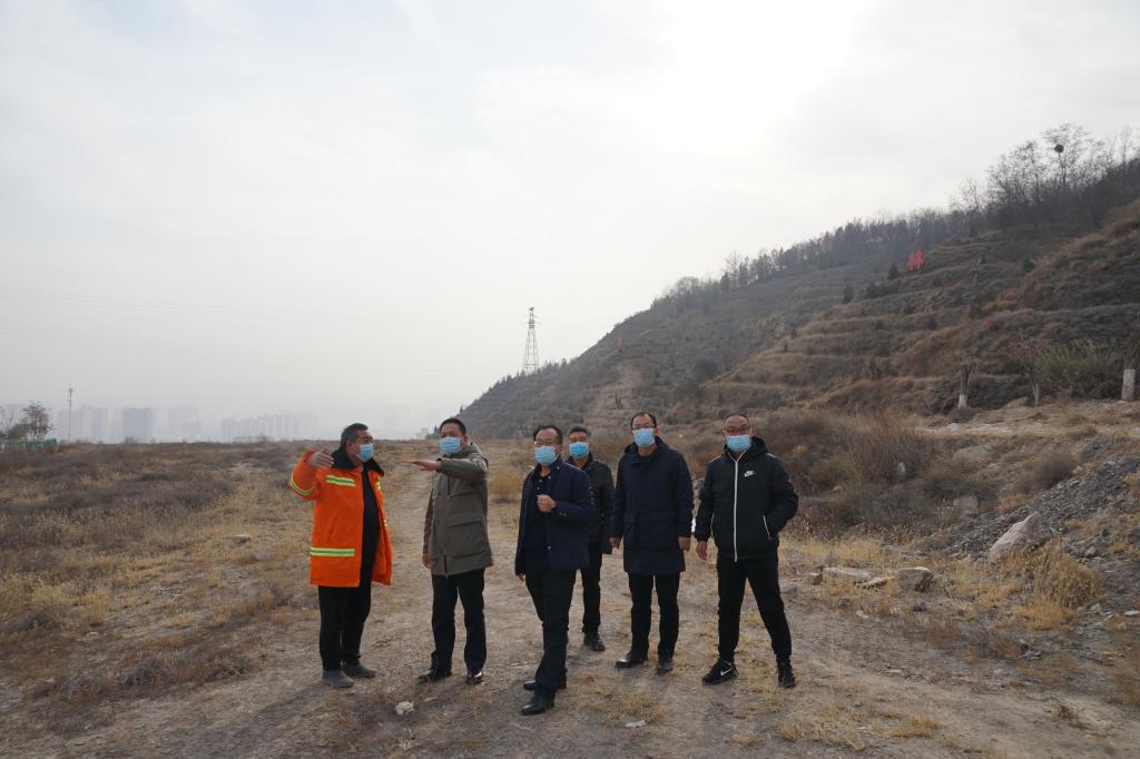 校领导检查北山林场绿化造林及安全工作