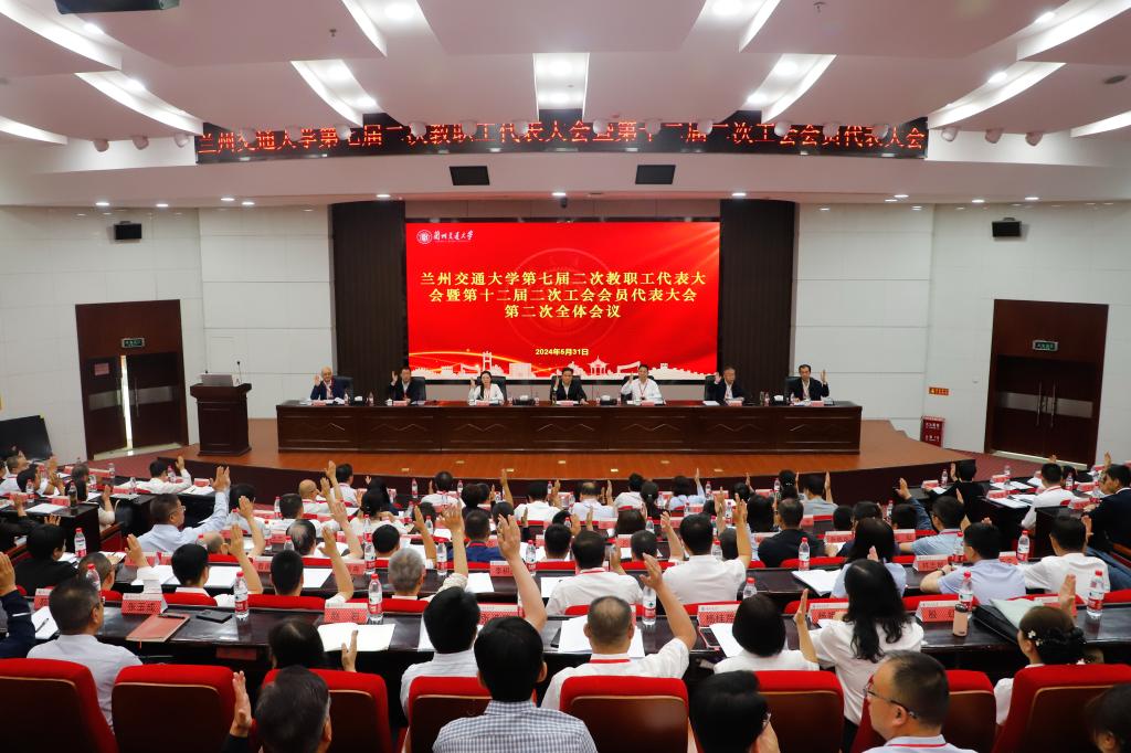 兰州交通大学第七届二次教职工代表大会暨第十二届二次工会会员代表大会胜利闭幕