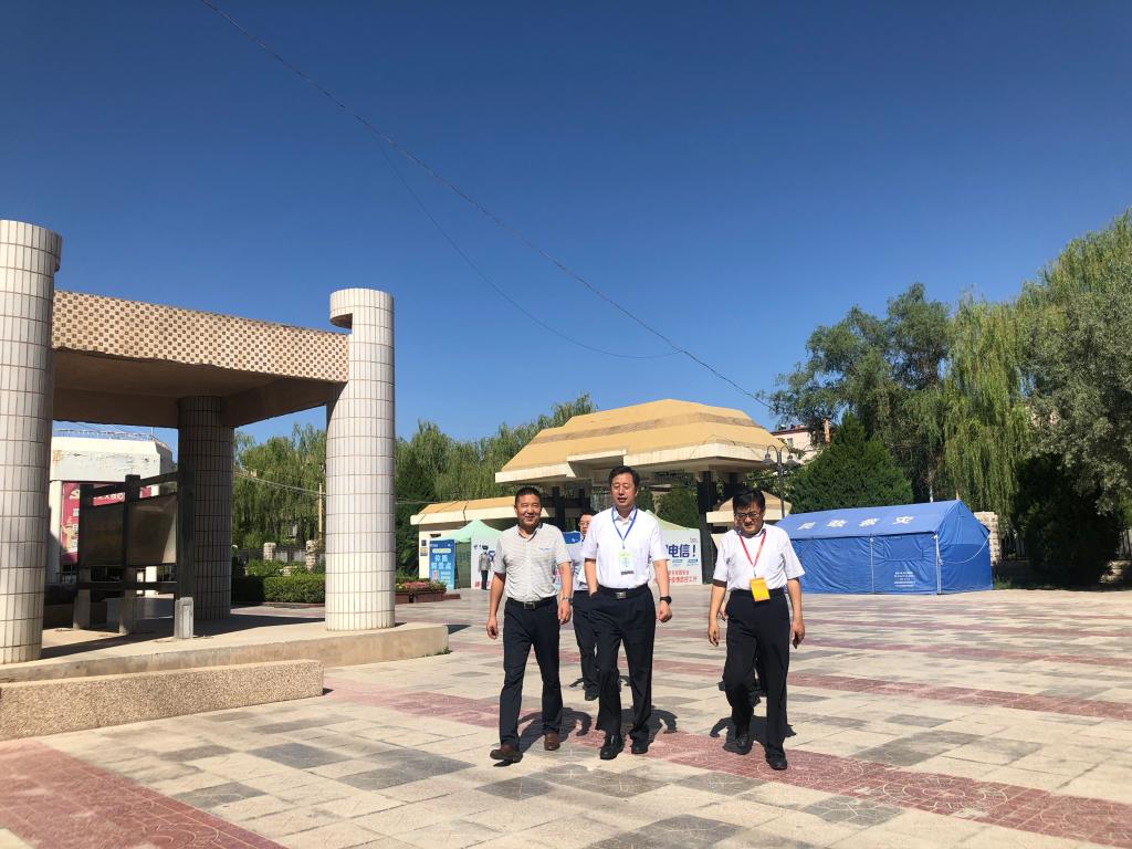 副校长马军党督查金昌市2020年夏季高中学业水平考试工作