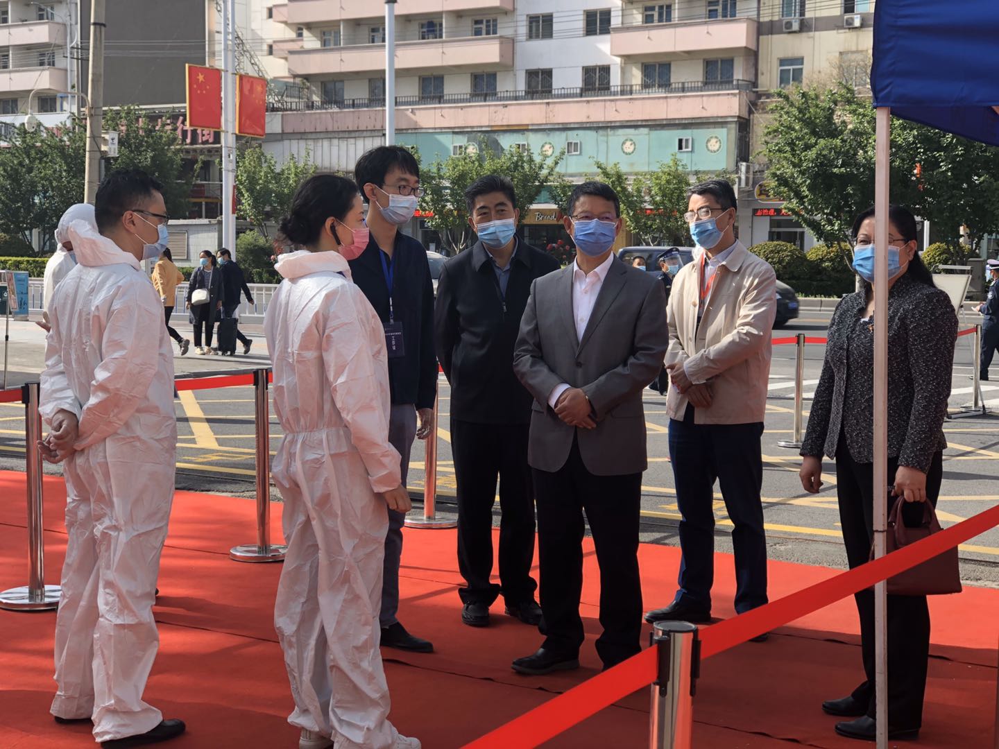 副校长陈兴冲督查开学疫情防控工作