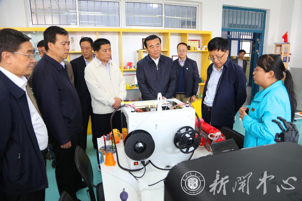 甘肃省委常委、统战部部长马廷礼调研我校统战工作