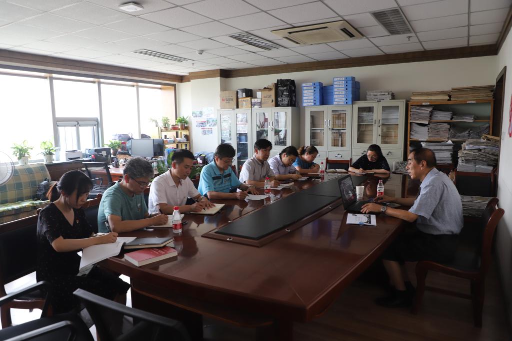 【党史学习教育】党委副书记买寿清为宣传部党支部全体党员讲授党史学习教育专题党课