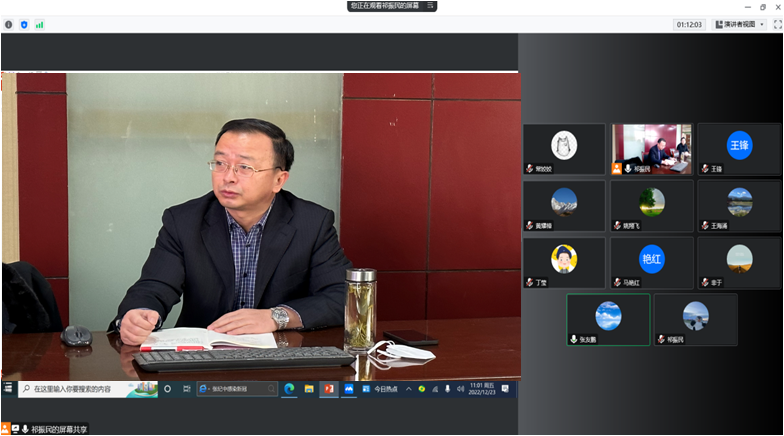 校领导为机关党委教务处党支部作党的二十大精神学习专题辅导报告