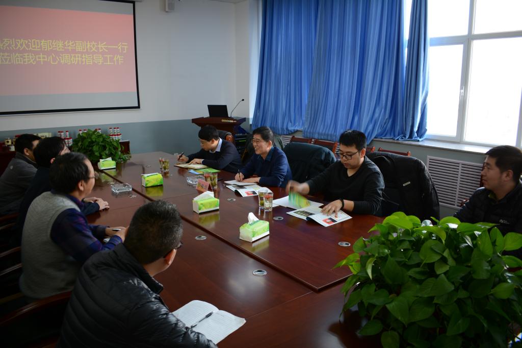 甘肃农业大学郁继华副校长考察调研生物农药工程中心