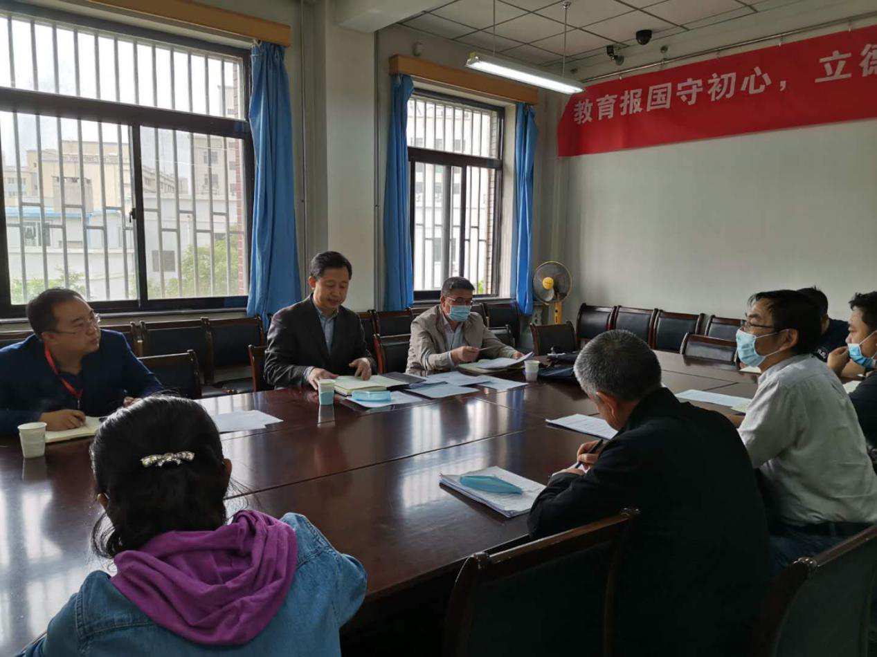 副校长马军党督查开学疫情防控工作