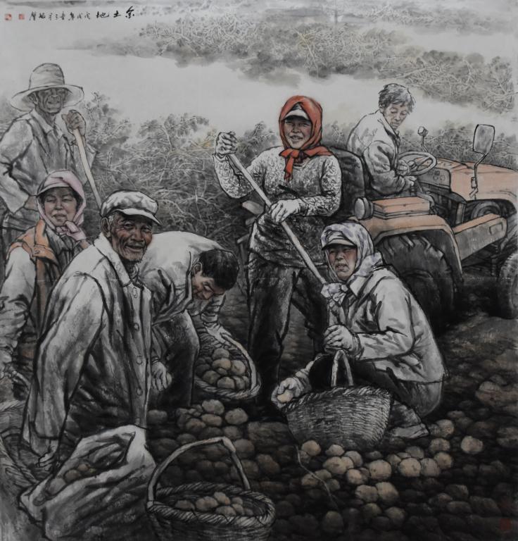 我校教师获甘肃美术“金驼奖”并入展甘肃省美术作品展