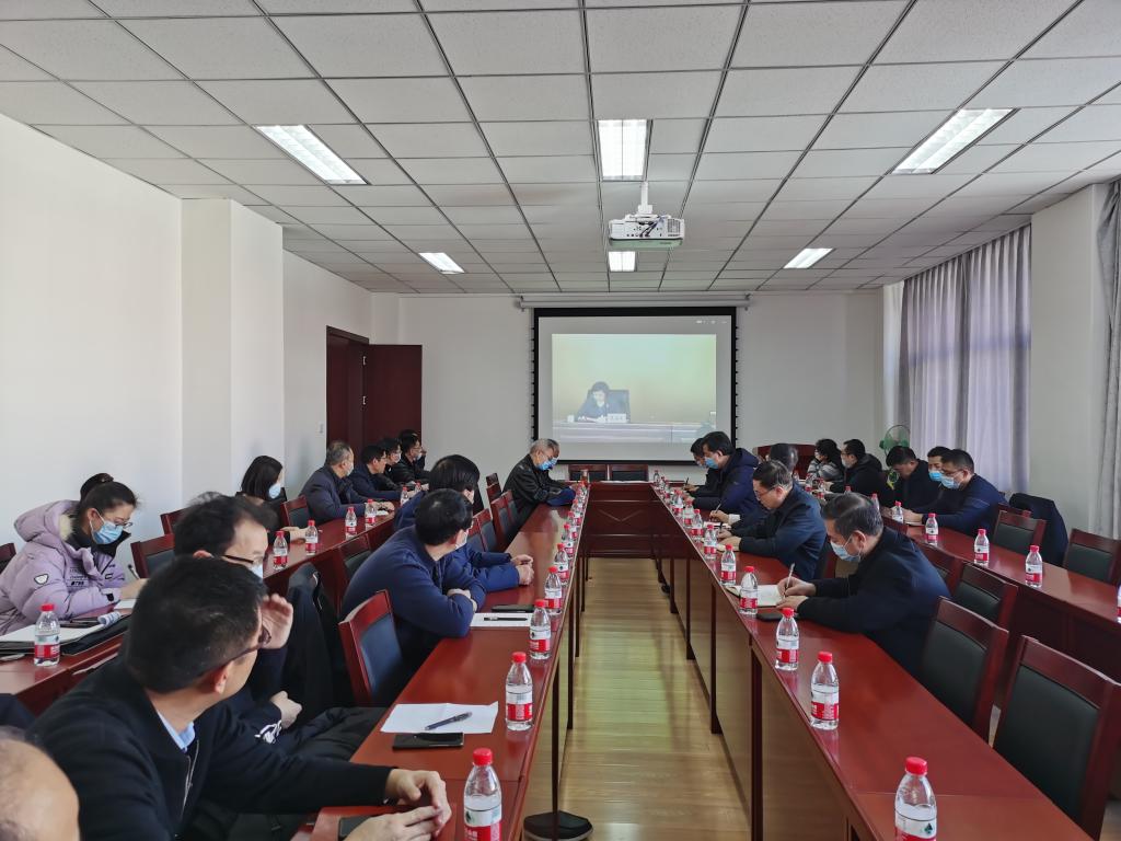 学校组织参加2021年全省教育工作暨教育现代化推进会