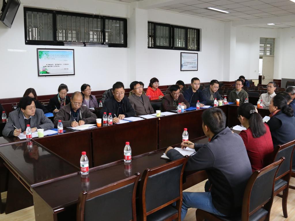 校领导深入学院（部）检查审核评估自评自建整改工作（一）